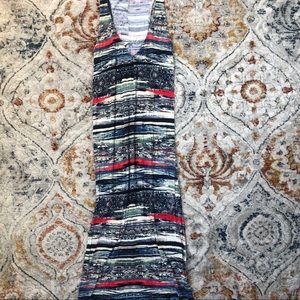 3/$20 Striped/paint splatter patterned dress